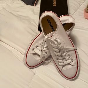 Ladies white size 9 converse